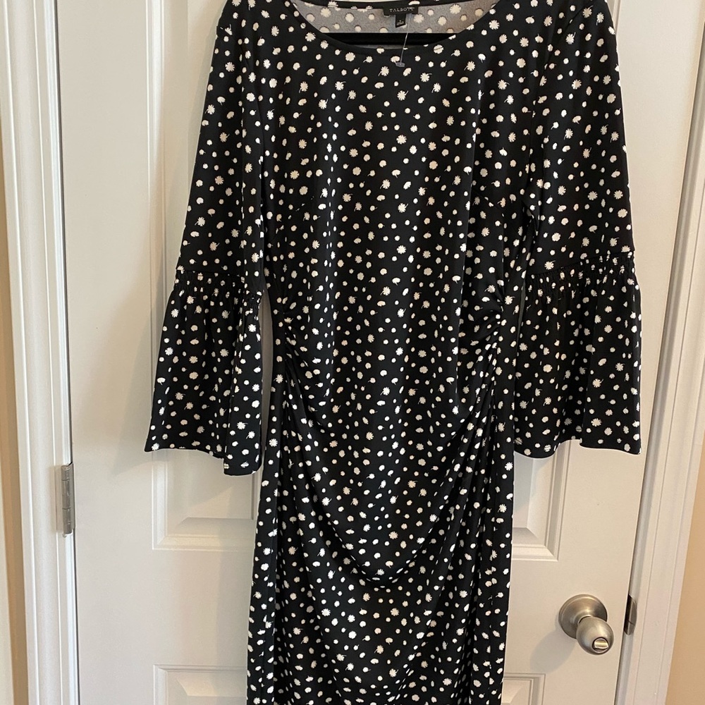 Black and cream dress